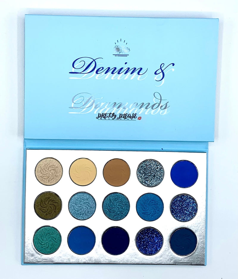 Denim and Diamonds palette